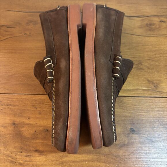 G.H. Bass Weejuns Waldo Penny Loafers Brown Suede Leather Men\'s Shoes Size 11.5D main image 11